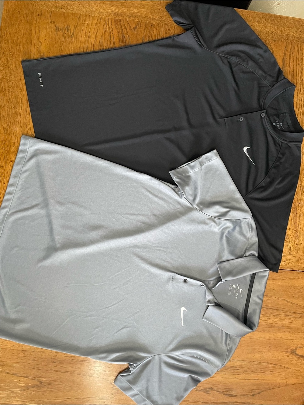 Nike Men’s Polo Shirt Pack — Black & Light Gray